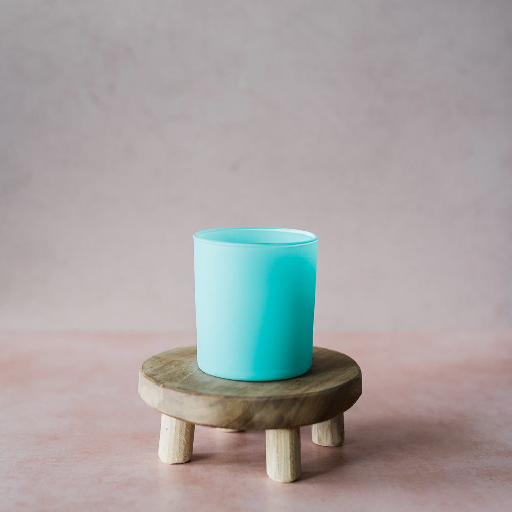 Coastal Collection | Vibrant Glass Candle Vessels | Set of 12 | 5 Colors Available | Just $2.75 each